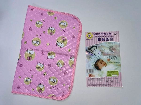 Tấm lót chống thấm 2 mặt BabyTop 40x60 - Đồ Dùng Trẻ Em Nghị Lực - Công Ty TNHH Sản Xuất Thương Mại Nghị Lực